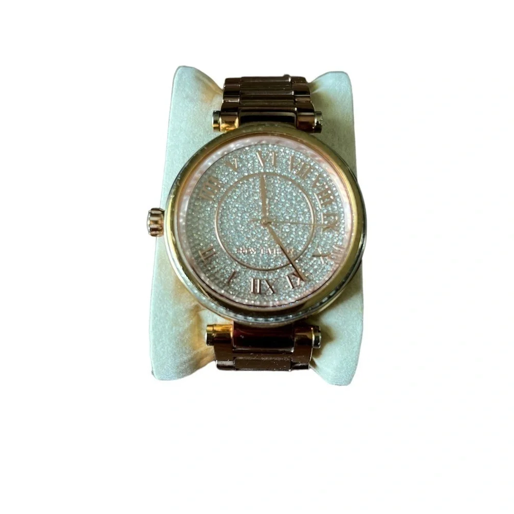 Michael Kors Rose Gold/Bronze Diamond Watch
